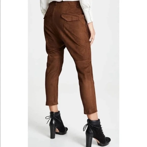 Nili Lotan Suede Paris pants - Picture 2 of 5